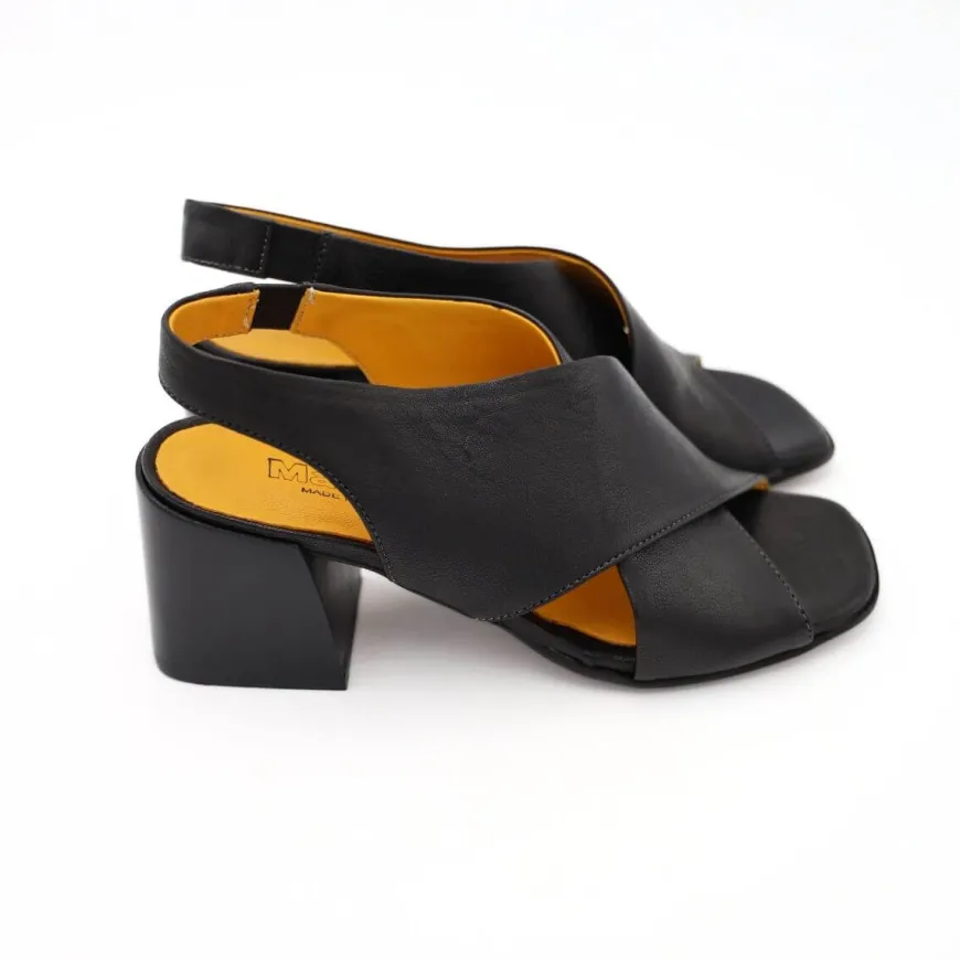 MAT20 6501 SANDALO INCROCIATO NERO