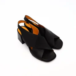 MAT20 6501 SANDALO INCROCIATO NERO