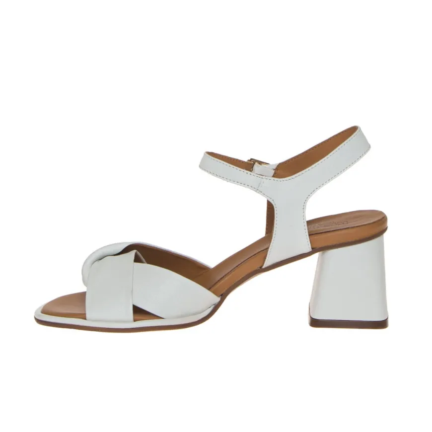 MAT20 8204P SANDALO INCROCIATO BIANCO