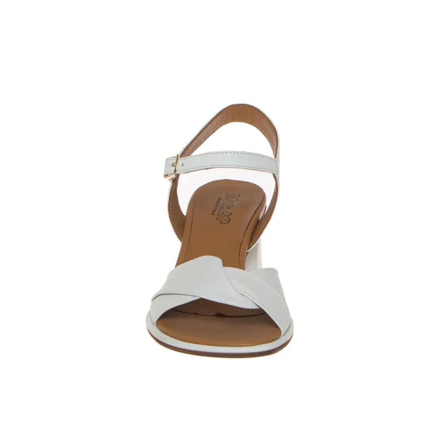 MAT20 8204P SANDALO INCROCIATO BIANCO