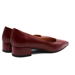 MELLUSO DECOLLETE D5193 SPAZZOLATO BORDEAUX