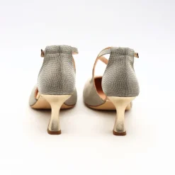 MELLUSO DECOLLETE E1631Z GLITTER PLATINO