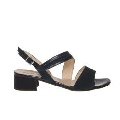 MELLUSO K35179 SANDALO CAMOSCIO BLU