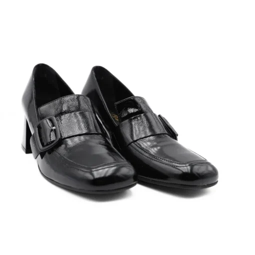 MELLUSO MOCASSINO ALTO V5722 FIBBIA NERO