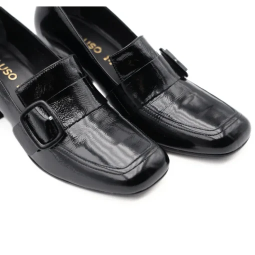 MELLUSO MOCASSINO ALTO V5722 FIBBIA NERO