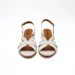 MELLUSO SANDALO N643 NAPPA BIANCO