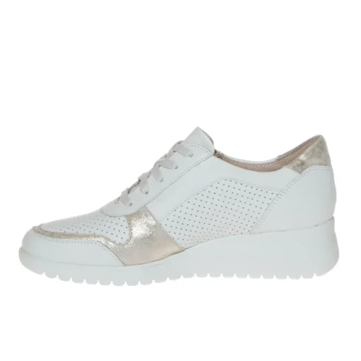 MEPHISTO IASMINA PERF SNEAKER ZEPPA PELLE BIANCO