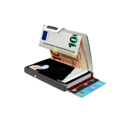 MONDRAGHI PORTAFOGLIO MC32100 SAFFIANO ARGENTO