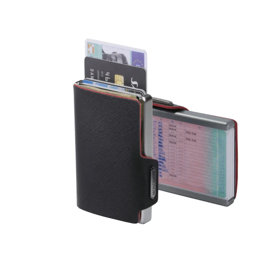 MONDRAGHI PORTAFOGLIO MC30100 SAFFIANO PLUS NERO