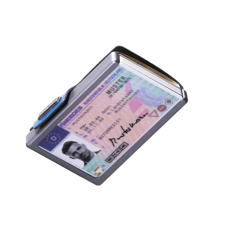 MONDRAGHI PORTAFOGLIO MC31100 SAFFIANO BLU