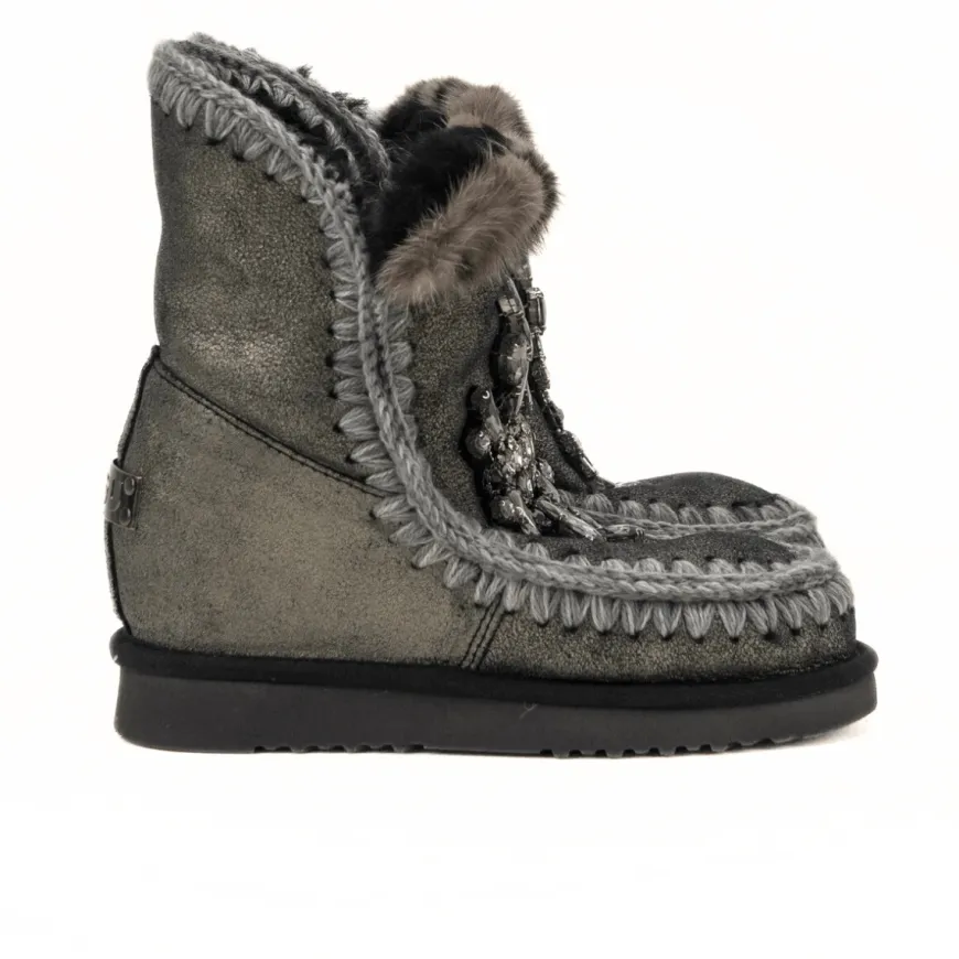 MOU STIVALETTO INNER GRIGIO