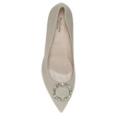 NERO GIARDINI E307000DE-702 DECOLLETE ACCESSORIO BEIGE