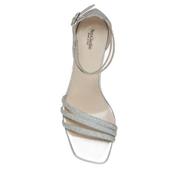 NERO GIARDINI E307291DE-700 SANDALO GLITTER ARGENTO