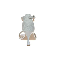 NERO GIARDINI E307291DE-700 SANDALO GLITTER ARGENTO