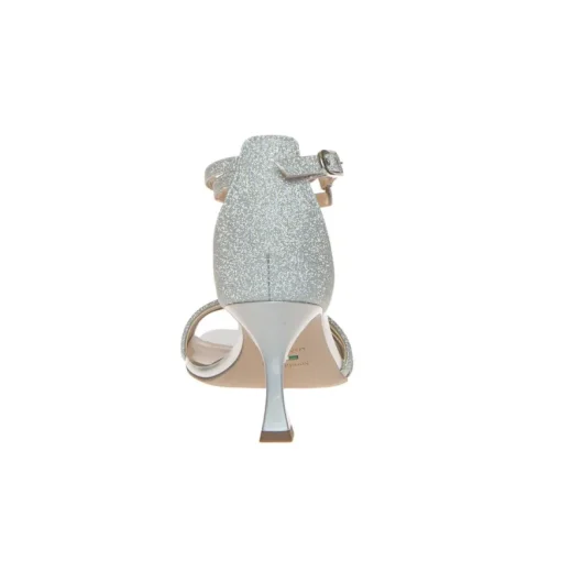NERO GIARDINI E307291DE-700 SANDALO GLITTER ARGENTO
