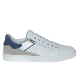 NERO GIARDINI E302840U-707 SNEAKER ZIP BIANCO