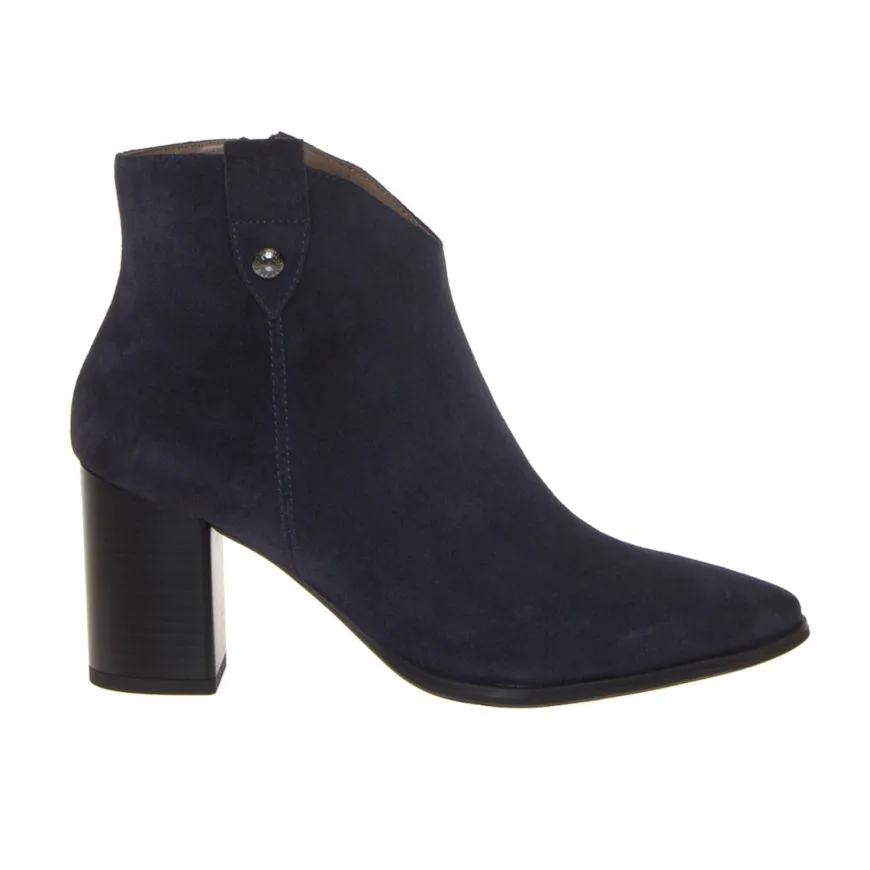 NERO GIARDINI I217271DE-240 STIVALETTO DONNA VELOUR