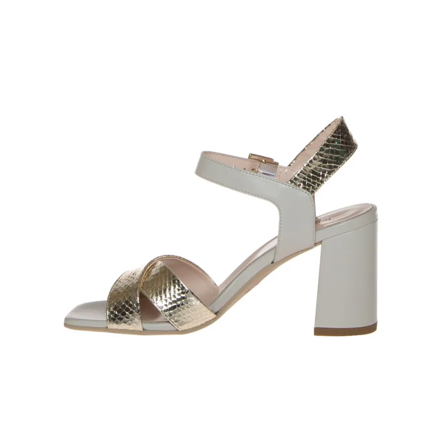 NERO GIARDINI SANDALO DONNA E218451DE-415 PLATINO