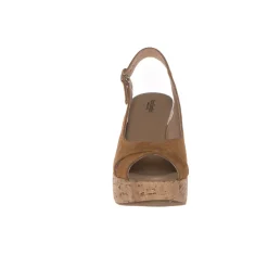 NERO GIARDINI SANDALO ZEPPA DONNA E115810D-326 TABACCO