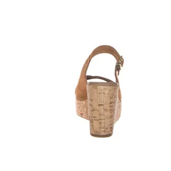 NERO GIARDINI SANDALO ZEPPA DONNA E115810D-326 TABACCO