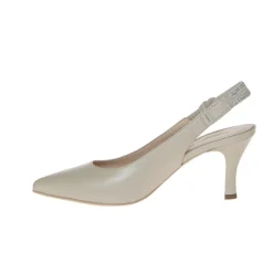 NERO GIARDINI SLINBACK E218341DE-143 ELASTICO BEIGE