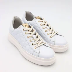 NERO GIARDINI SNEAKER E409915D 707 LOGO BIANCO