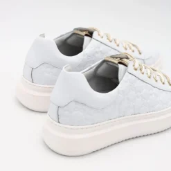 NERO GIARDINI SNEAKER E409915D 707 LOGO BIANCO