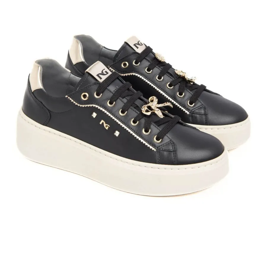 NERO GIARDINI SNEAKERS I411621D-100 NERO