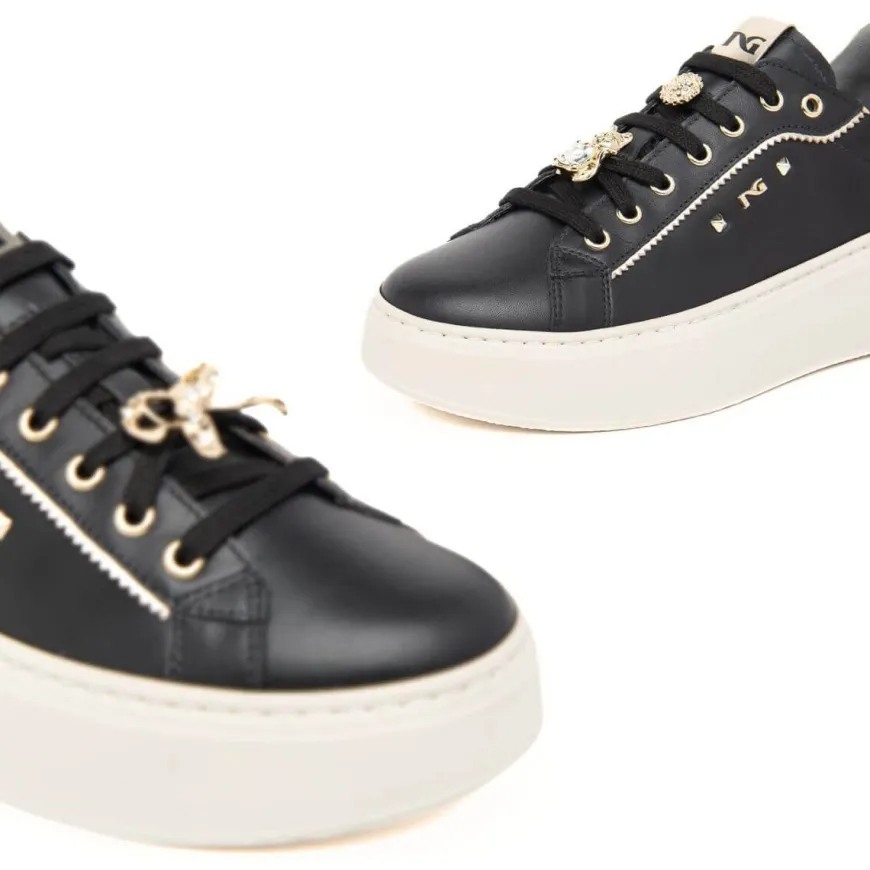 NERO GIARDINI SNEAKERS I411621D-100 NERO