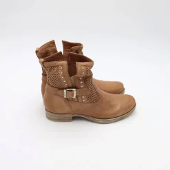 NERO GIARDINI STIVALETTO E306331D 400 FORATO CUOIO