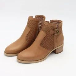 NERO GIARDINI STIVALETTO E409710D 400 CUOIO