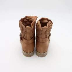 NERO GIARDINI STIVALETTO E306331D 400 FORATO CUOIO