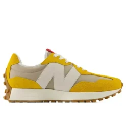 NEW BALANCE SNEAKERS U 327 SB GIALLO OCRA
