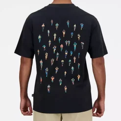 NEW BALANCE T-SHIRT MT41590 BK NERO