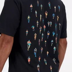 NEW BALANCE T-SHIRT MT41590 BK NERO