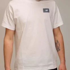 NEW BALANCE T-SHIRT MT41584 WT BIANCO