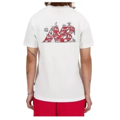 NEW BALANCE T-SHIRT MT41586 WT BIANCO