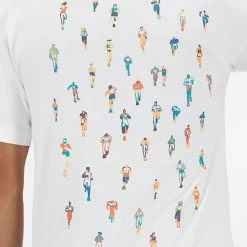 NEW BALANCE T-SHIRT MT41590 WT BIANCO