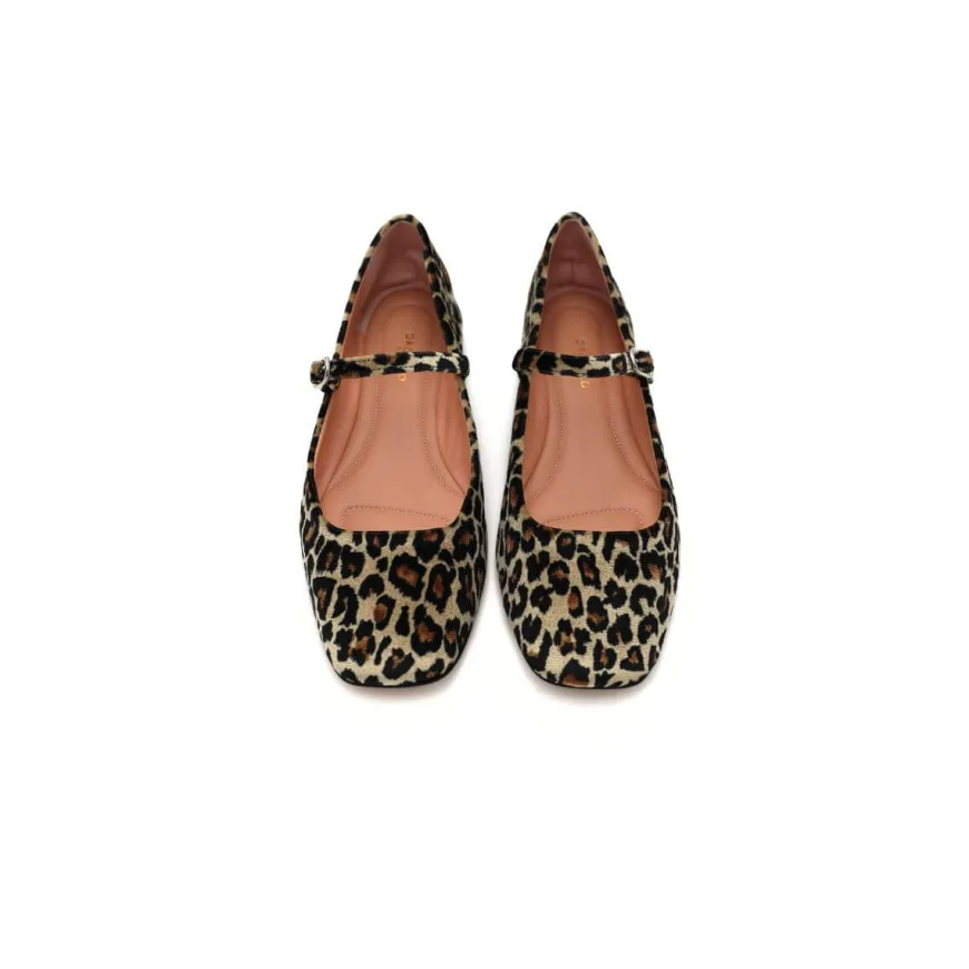 ORONERO BALLERINA PR2305 VELLUTO MACULATO