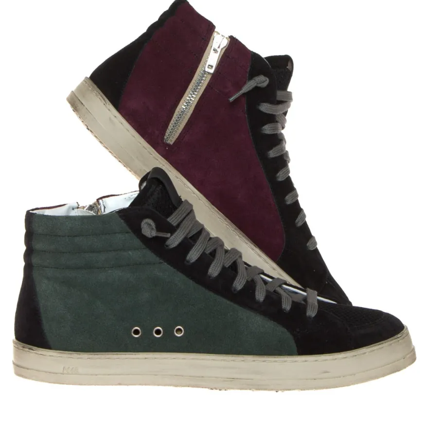 P448 F22SKATEBL-M SNEAKERS ALTA UOMO NERO EVO FOR