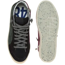 P448 F22SKATEBL-M SNEAKERS ALTA UOMO NERO EVO FOR