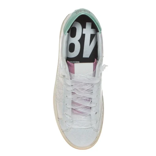 P448 JOHN SPLIT SNEAKER DONNA PERLATO BIANCO