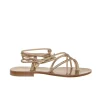 PAOLA FIORENZA FD21 SANDALO SCHIAVA STRASS ORO