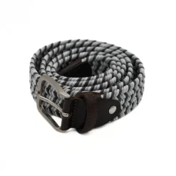 PRATENICE CINTURA UOMO 864-35 INTRECCIO TRIS GRIGIO