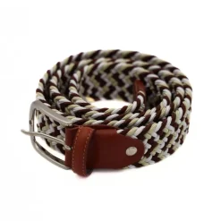 PRATENICE CINTURA UOMO 802-35 INTRECCIO MULTICOLOR FANGO