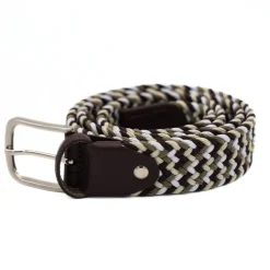 PRATENICE CINTURA UOMO 802-35 INTRECCIO MULTICOLOR TESTA DI MORO