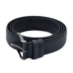 PRATENICE CINTURA UOMO 1150-35 PELLE STAMPATA BLU