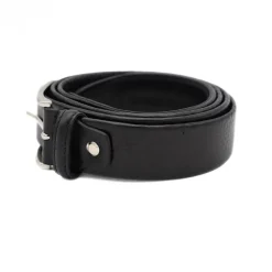 PRATENICE CINTURA UOMO 035-2 PELLE NERO ZIP PORTA-SOLDI