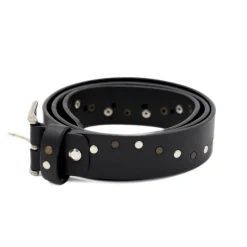 PRATENICE CINTURA UOMO 882-35 PELLE NERO BORCHIE