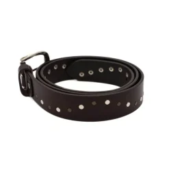 PRATENICE CINTURA UOMO 882-35 PELLE TESTA DI MORO BORCHIE